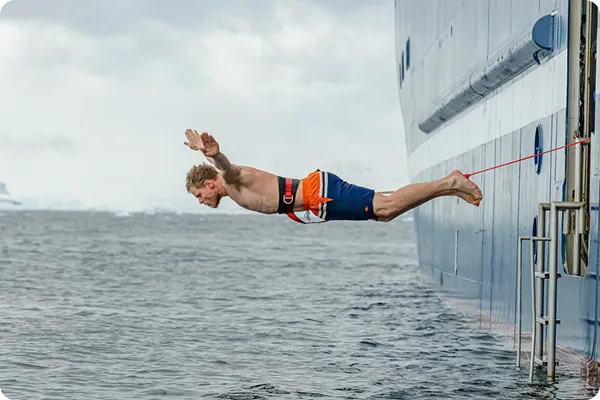 The polar plunge